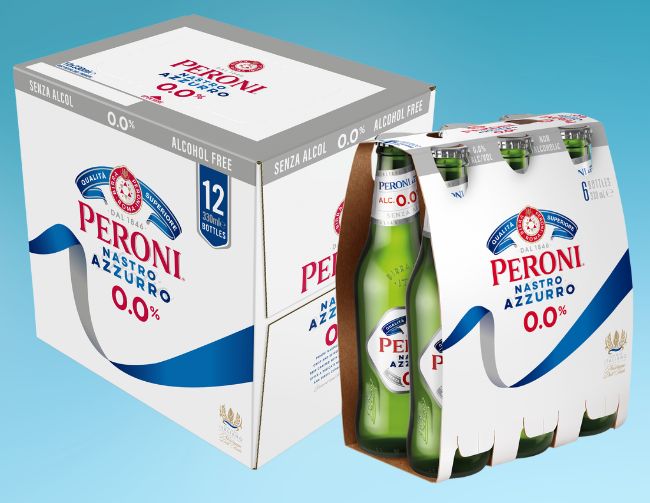 Peroni Nastro Azzurro 0.0% brings superior Italian taste to the  non-alcoholic category 
