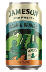 Jameson Irish Whiskey Soda & Orange 10-pack cans