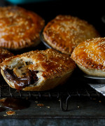 Beef, Mushroom & Mozzarella Pies