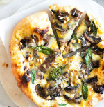 Mushroom & Ricotta Pizza