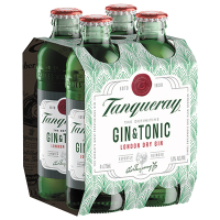Tanqueray Gin & Tonic 4 x 275ml