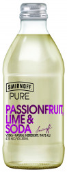 Smirnoff Pure Passionfruit, Lime & Soda 4pk