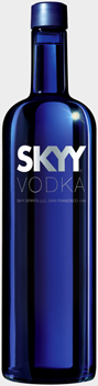 Skyy vodka bottle