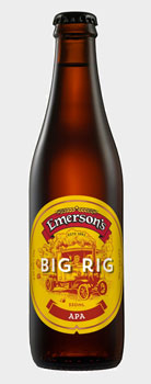 Emerson's, beer, APA, Emerson's Big Rig, New Zealand beer, ale, pale ale