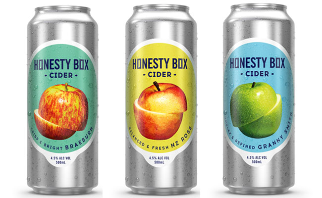 cider, New Zealand cider, Honesty Box, Honesty Box cider, braeburn, granny apple, NZ rose, summer cider