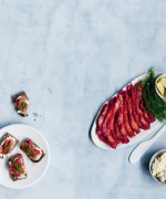 Gin and Beetroot Cured Salmon