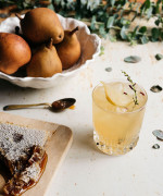Honey and Pear Whisky Sour