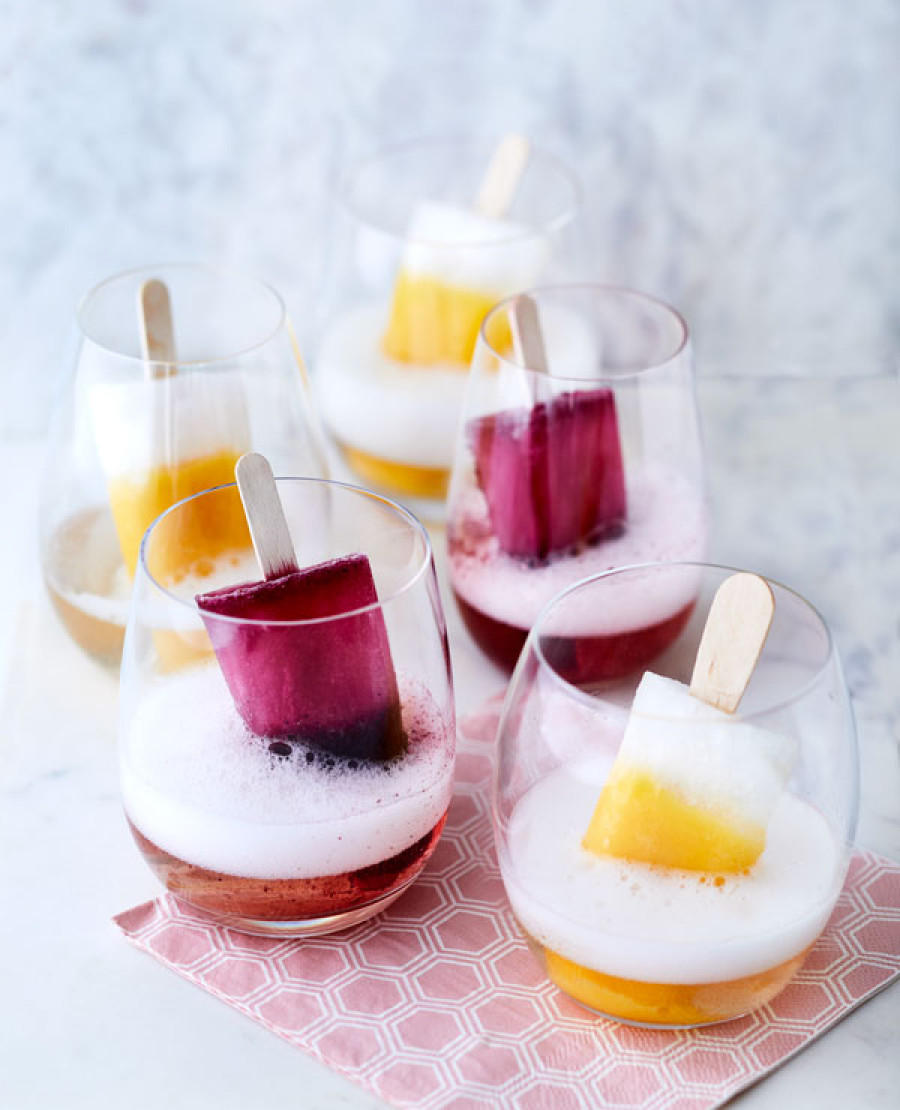 Sparkling Vodka Pops Toast