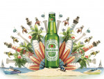 What we're sippping: Heineken Light
